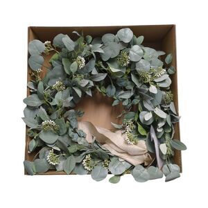 Member’s Mark 30" Faux Seeded & Silver Dollar Eucalyptus Wreath